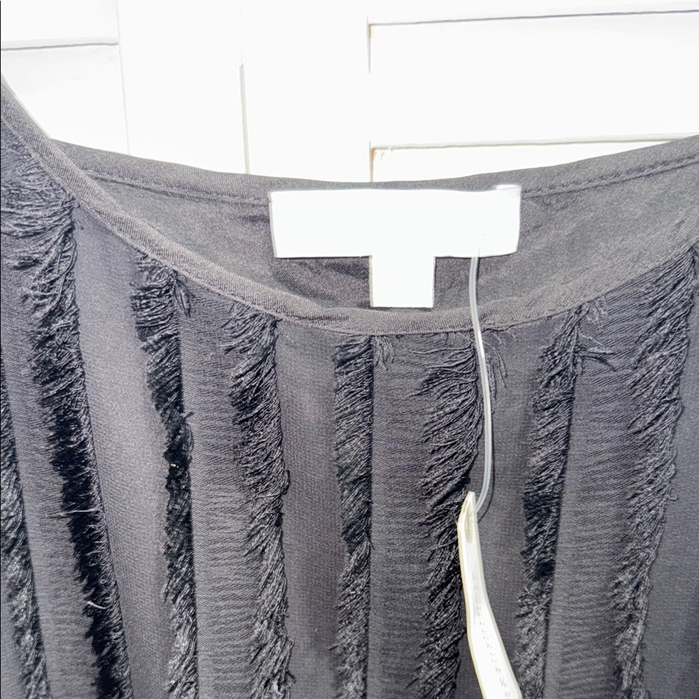 Anthropologie Elegant Black Asymmetrical Dress - Picture 3 of 6